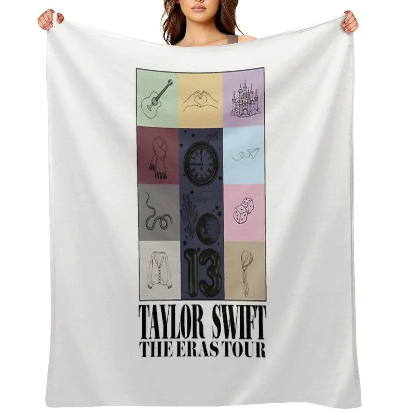  Swiftie Eras Tour Poster Throw Blanket Premium Comfort -  ToylandEU™