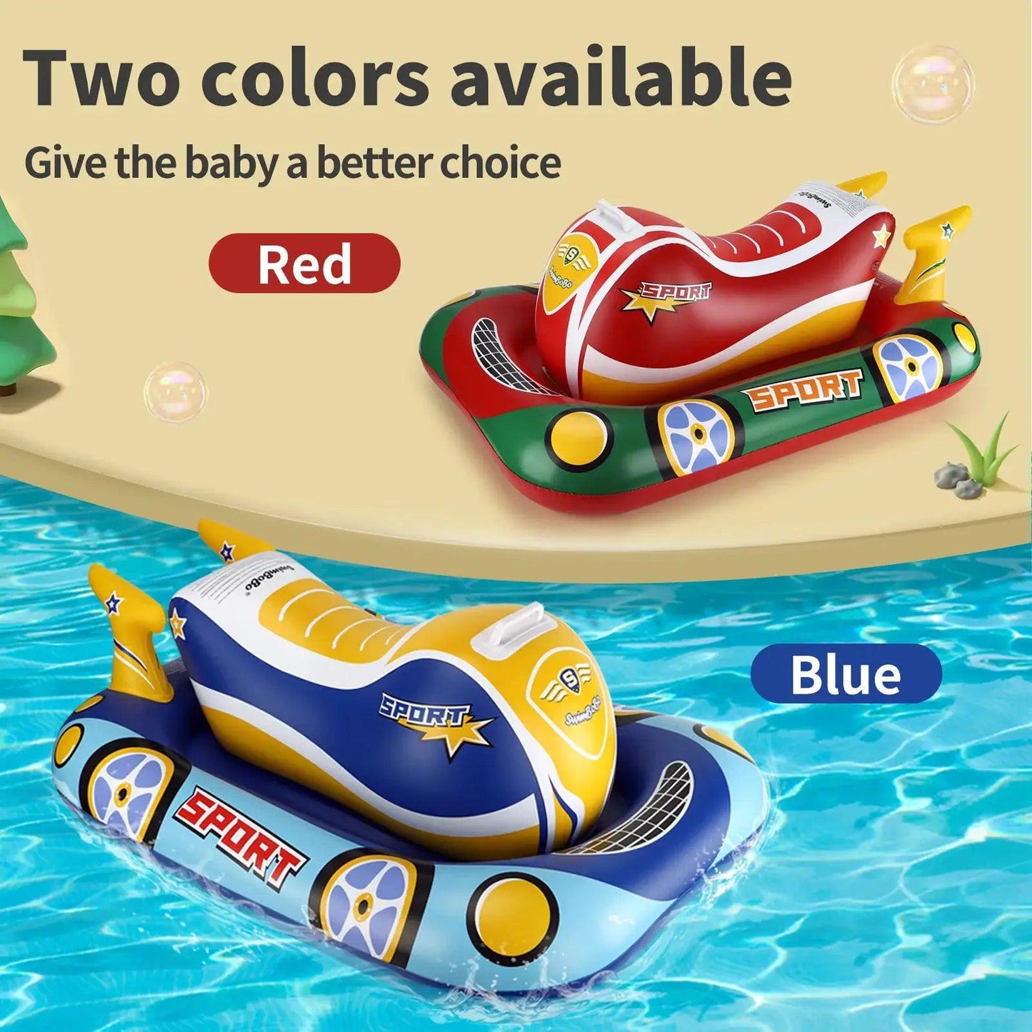  Swimbobo Kids Inflatable Swim Seat Float CE Certified -  ToylandEU™