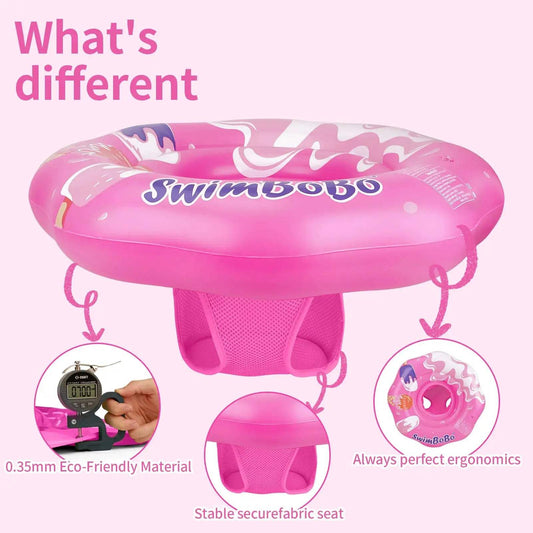  Swimbobo Pink Baby Seat Ring Safe Inflatable Pool Toy -  ToylandEU™