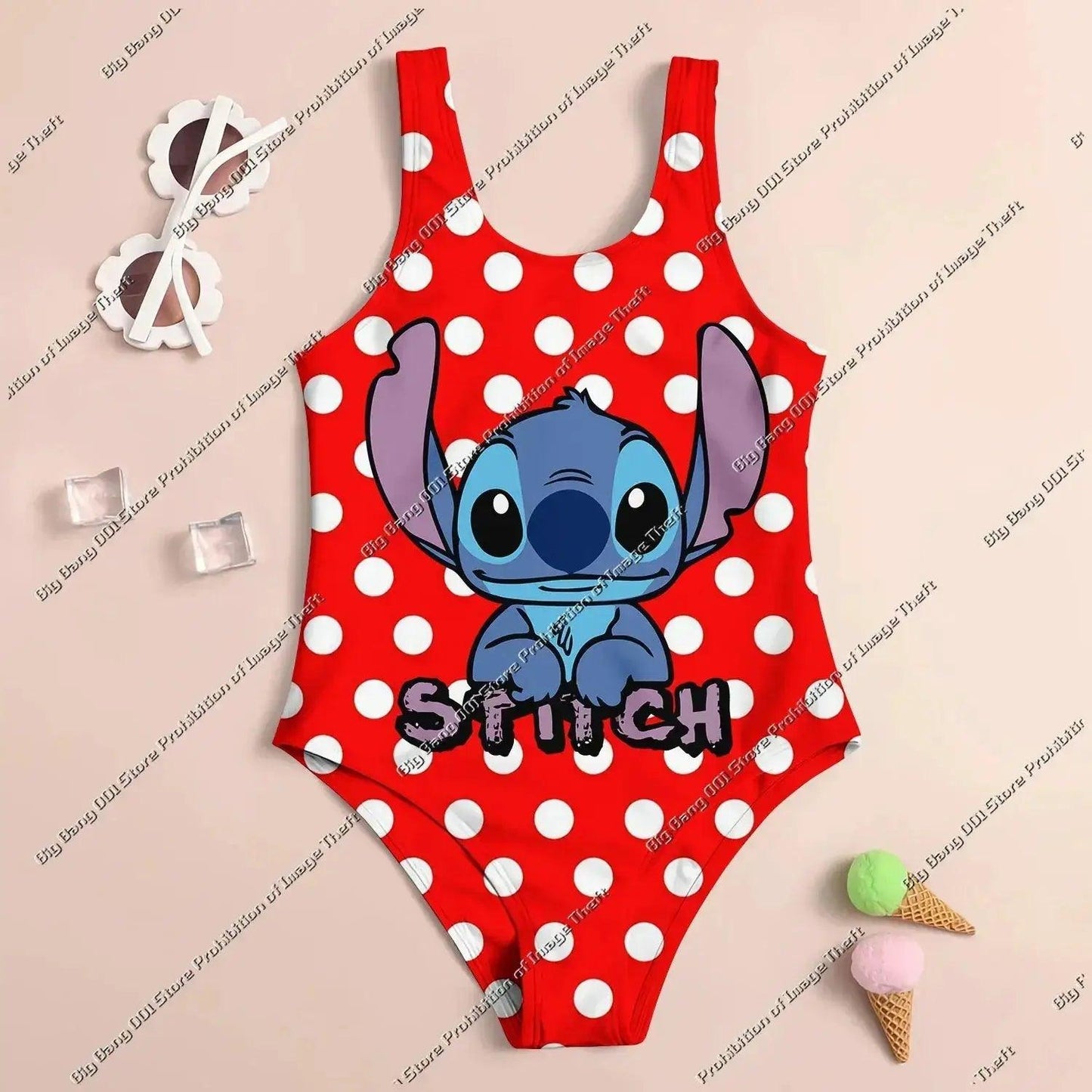  Girls Swimwear Set UV Protection Quick Dry 3D Print -  ToylandEU™