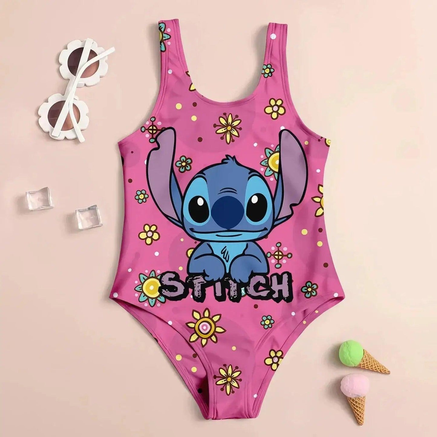  Girls Swimwear Set UV Protection Quick Dry 3D Print -  ToylandEU™