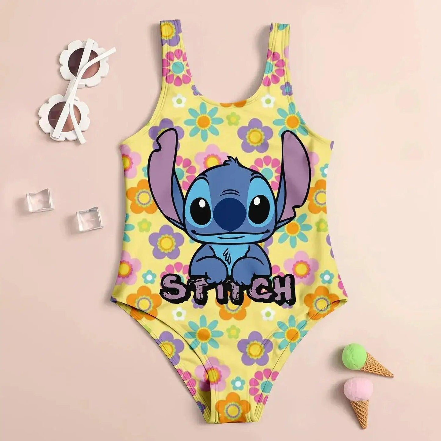 Girls Swimwear Set UV Protection Quick Dry 3D Print -  ToylandEU™