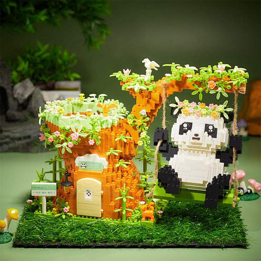 Swing Panda Pen Holder Building Blocks | Set 6925
