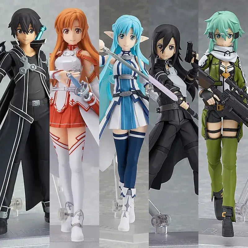 Sword Art Online Action Figure Set 10cm Movable Collectible - ToylandEU