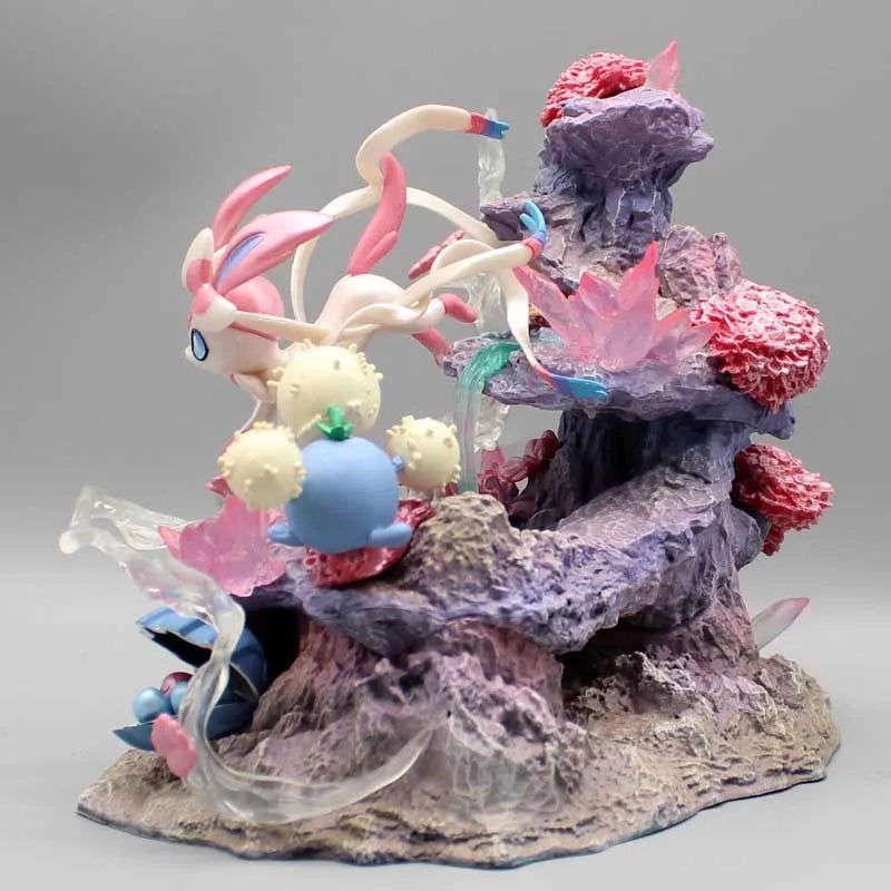 Sylveon Pokemon Figure Premium PVC Statue Desk Decor