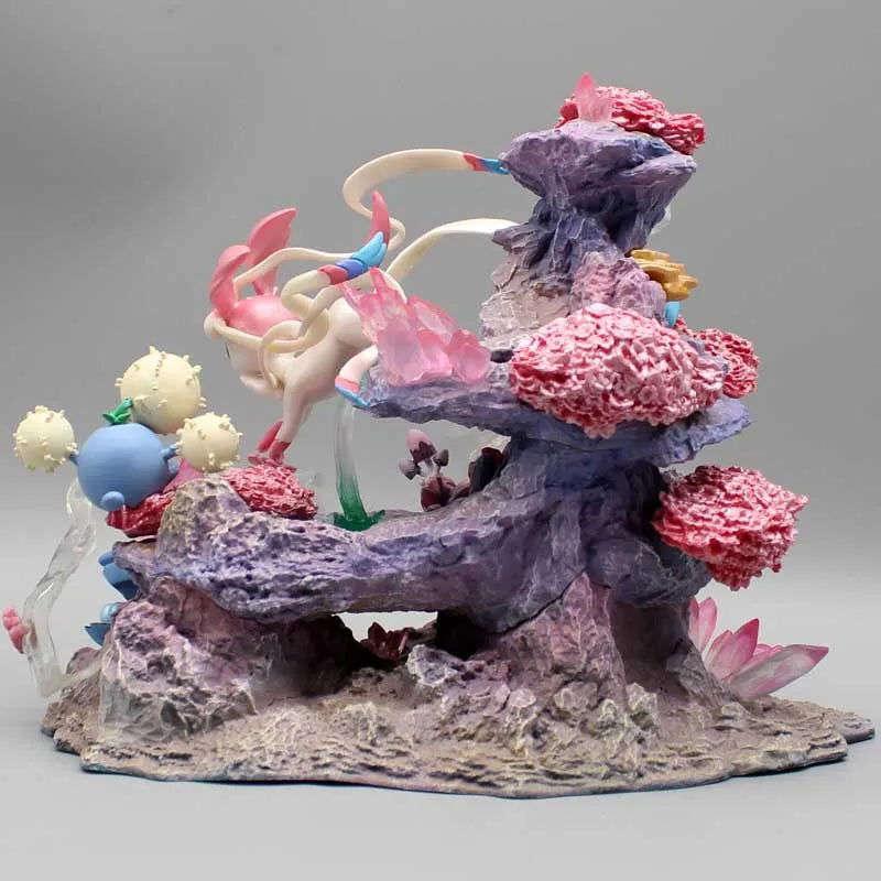 Sylveon Pokemon Figure Premium PVC Statue Desk Decor