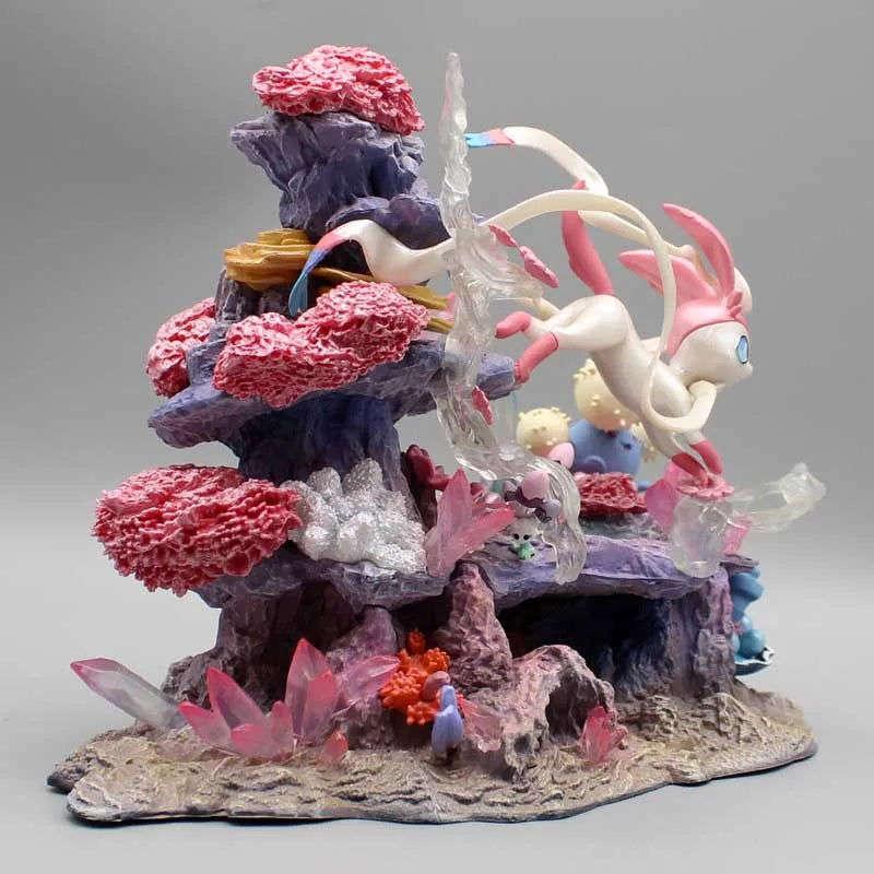 Sylveon Pokemon Figure Premium PVC Statue Desk Decor