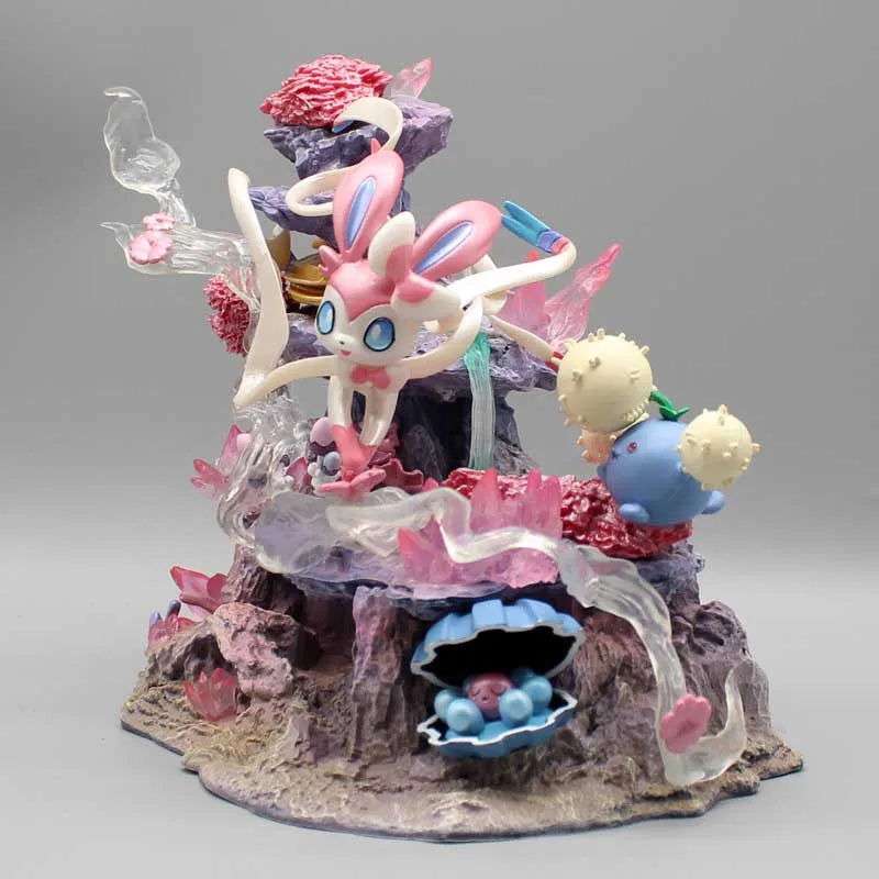 Sylveon Pokemon Figure Premium PVC Statue Desk Decor