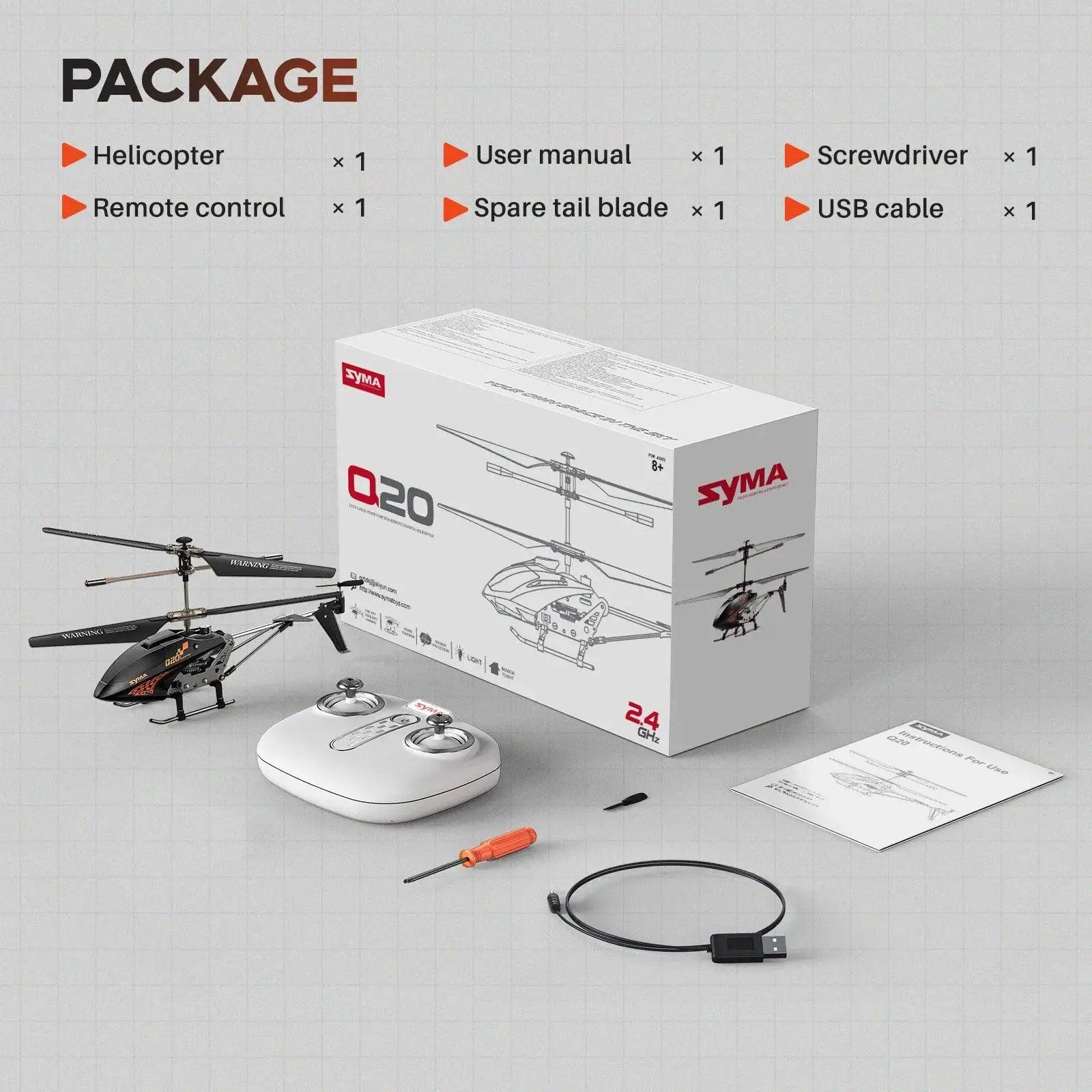  Syma Q20 RC Helicopter Altitude Hold Quick Takeoff -  ToylandEU™