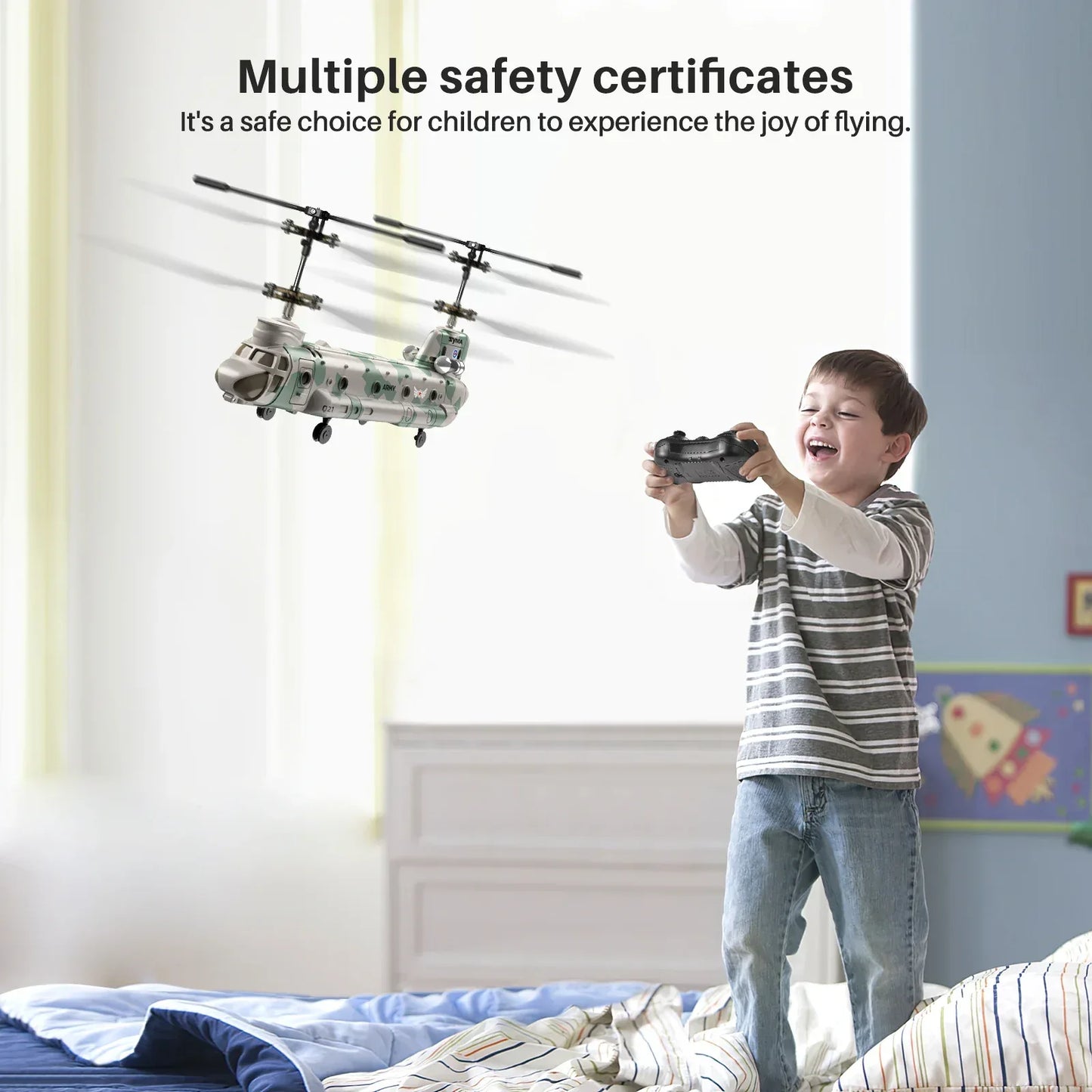 Syma RC Helicopter With Altitude Hold And One Key Takeoff - ToylandEU