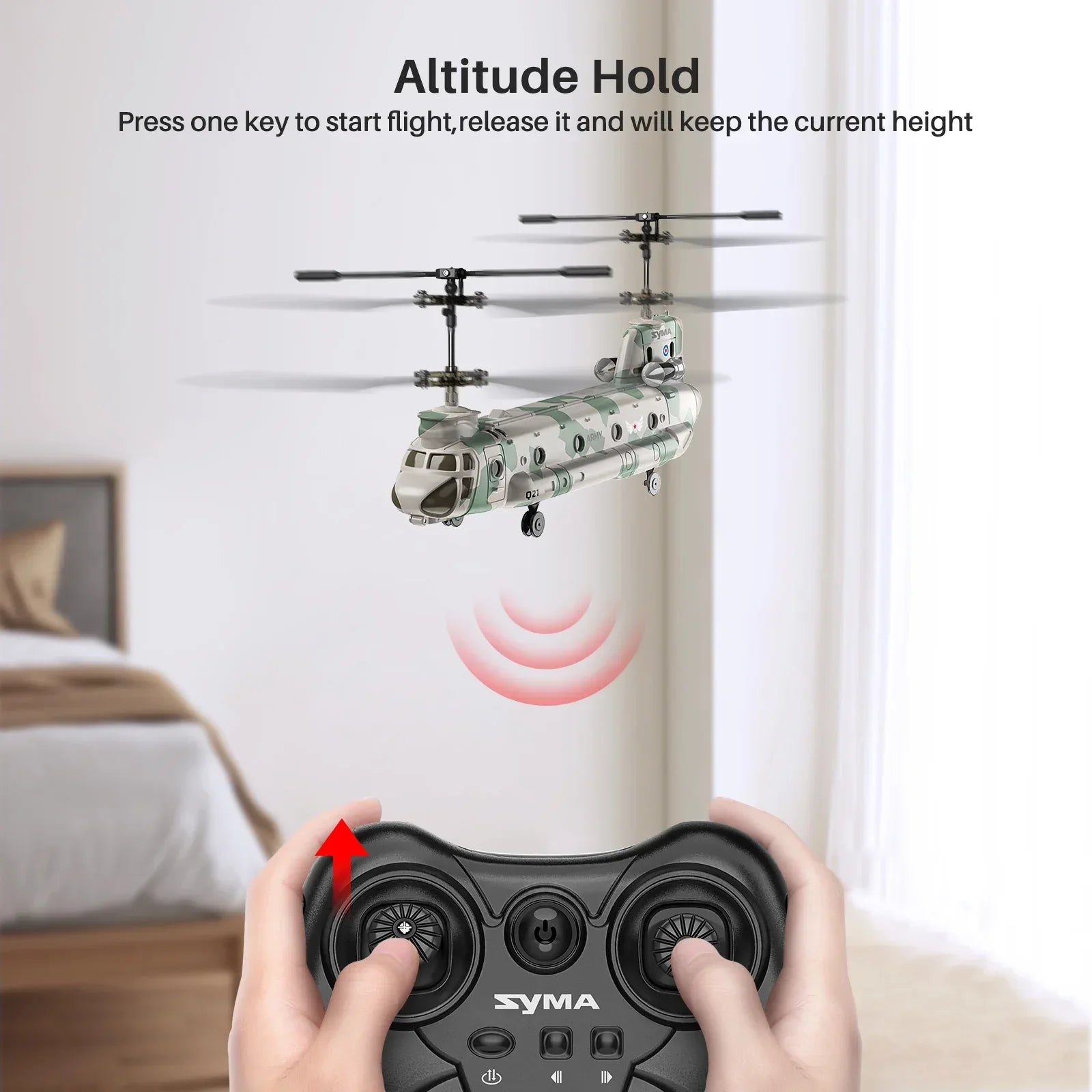 Syma RC Helicopter With Altitude Hold And One Key Takeoff - ToylandEU
