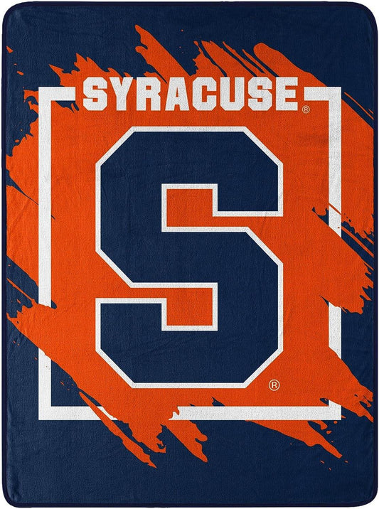 Syracuse Orange Blanket 46x60 Raschel Dimensional Throw - ToylandEU