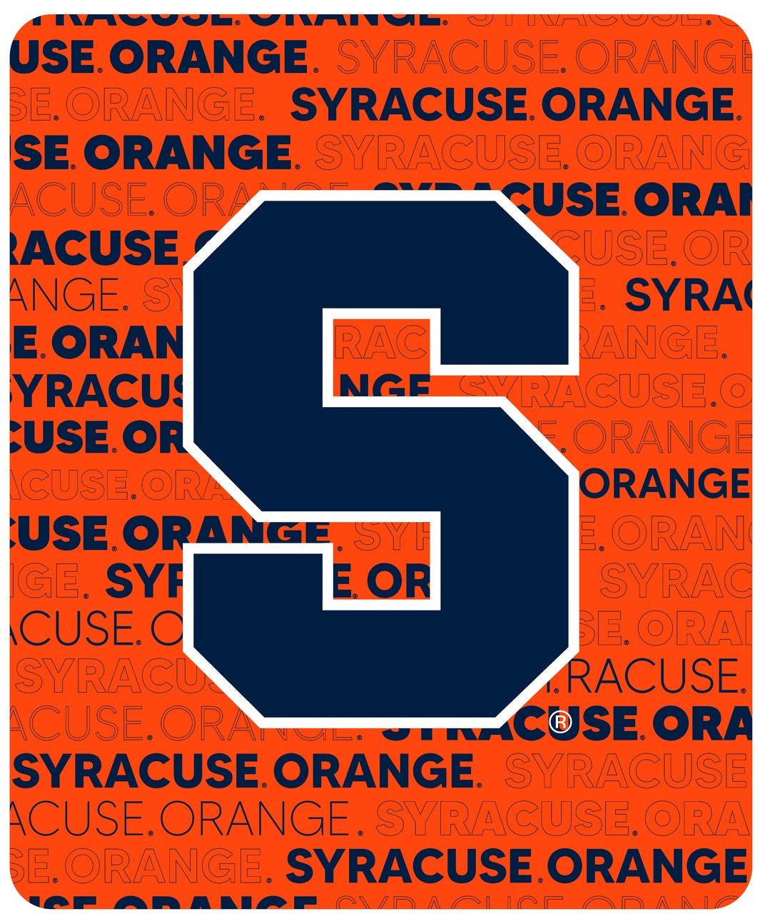 Syracuse Orange Blanket 50x60 Fleece Classic Throw - ToylandEU