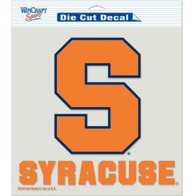 Syracuse Orange Decal 8x8 Perfect Cut Color Special Order - ToylandEU