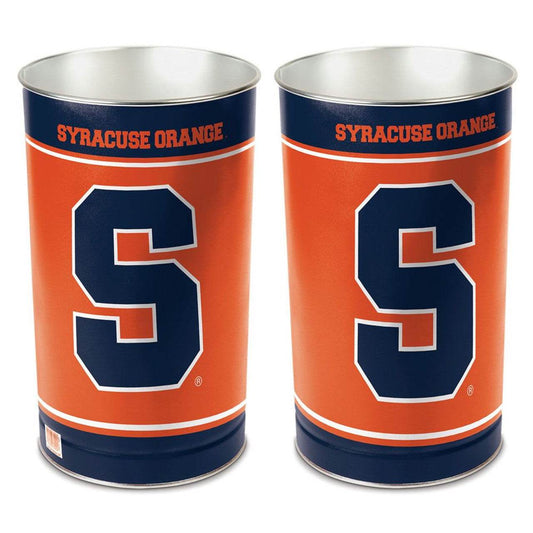 Syracuse Orange Metal Wastebasket 15 Inch Wincraft - ToylandEU