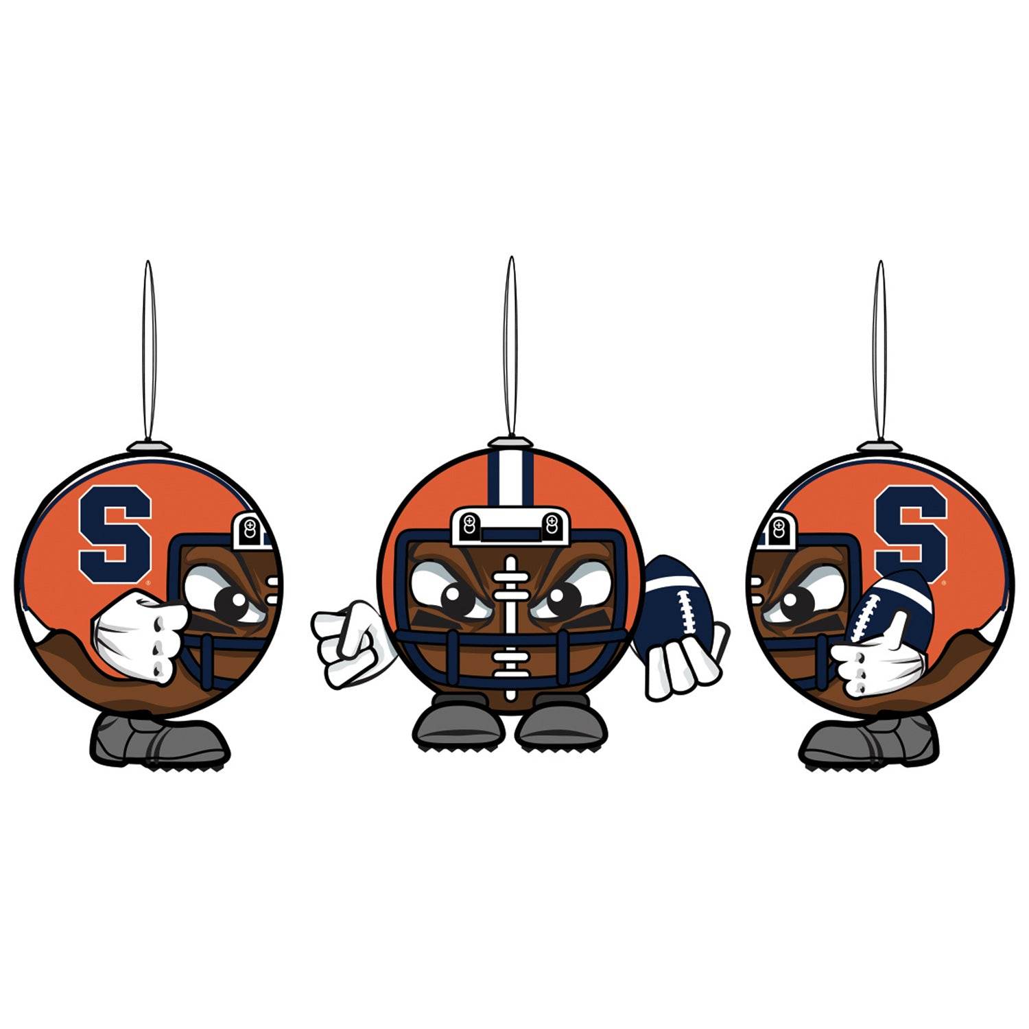Syracuse Orange Ornament Ball Head 3 Inch Foam Ball - ToylandEU