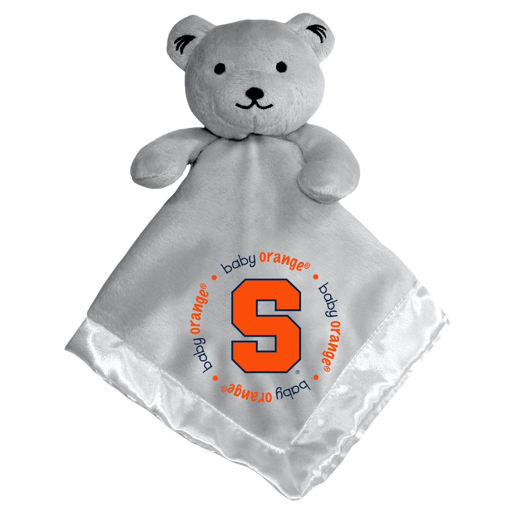 Syracuse Orange Security Plush Bear Gray Embroidered Logo - ToylandEU