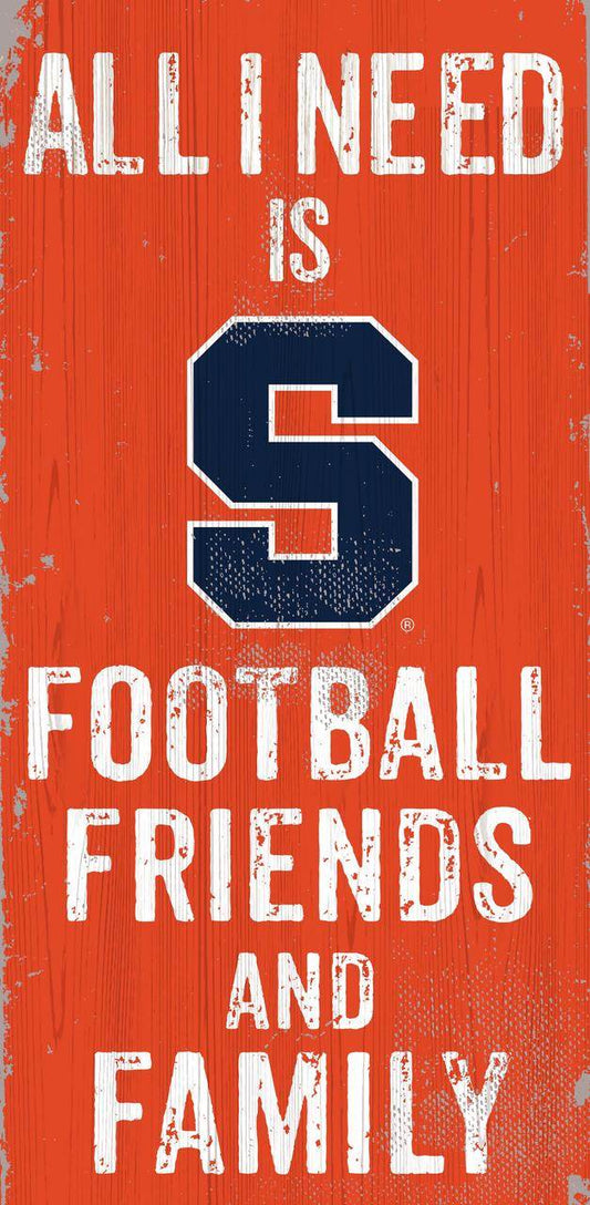 Syracuse Orange Wood Sign 6x12 Football Friends and Family - ToylandEU