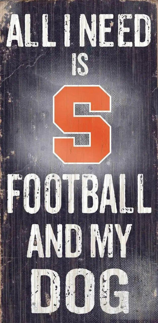 Syracuse Orange Wood Sign Football And Dog 6x12 Order -  ToylandEU™