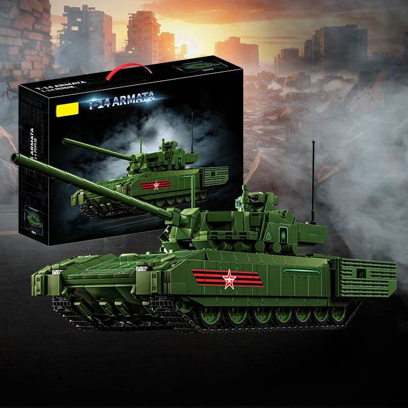 T-14 Main Battle Tank Building Blocks Children Toys MOC Bricks - ToylandEU