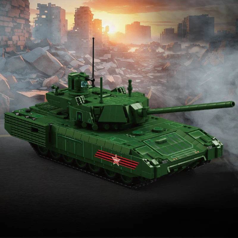 T-14 Main Battle Tank Building Blocks Children Toys MOC Bricks - ToylandEU