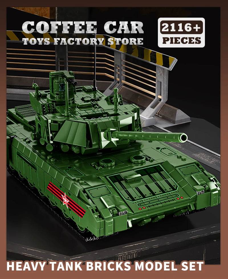 T-14 Main Battle Tank Building Blocks Children Toys MOC Bricks - ToylandEU