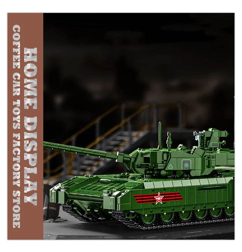 T-14 Main Battle Tank Building Blocks Children Toys MOC Bricks - ToylandEU