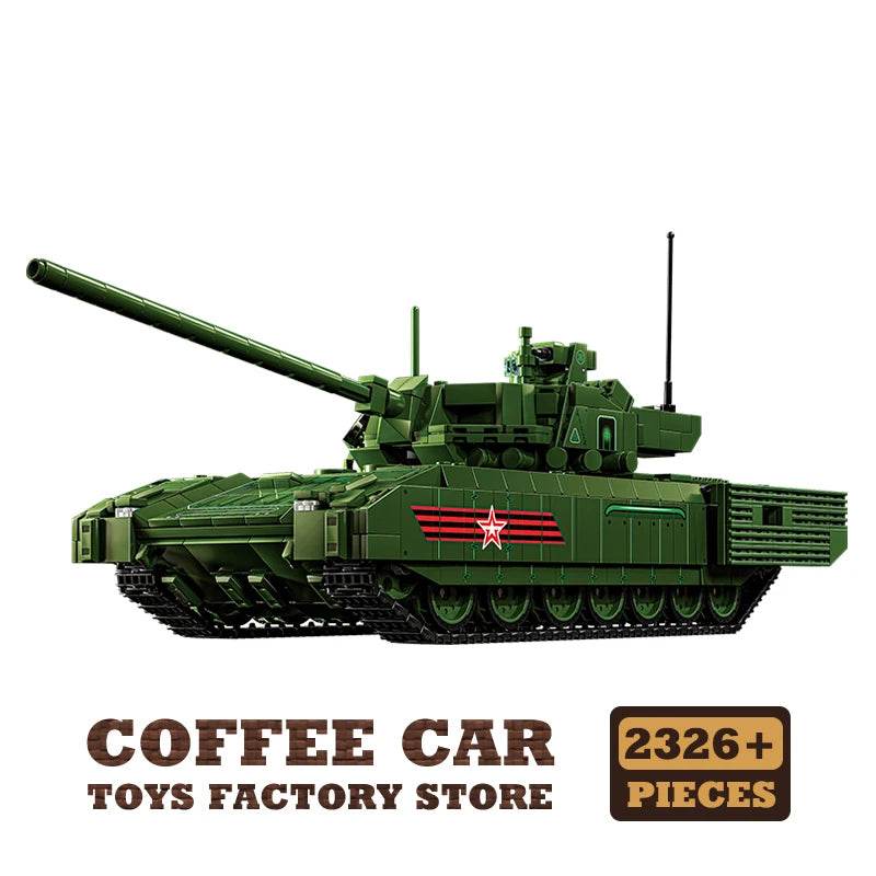 T-14 Main Battle Tank Building Blocks Children Toys MOC Bricks - ToylandEU
