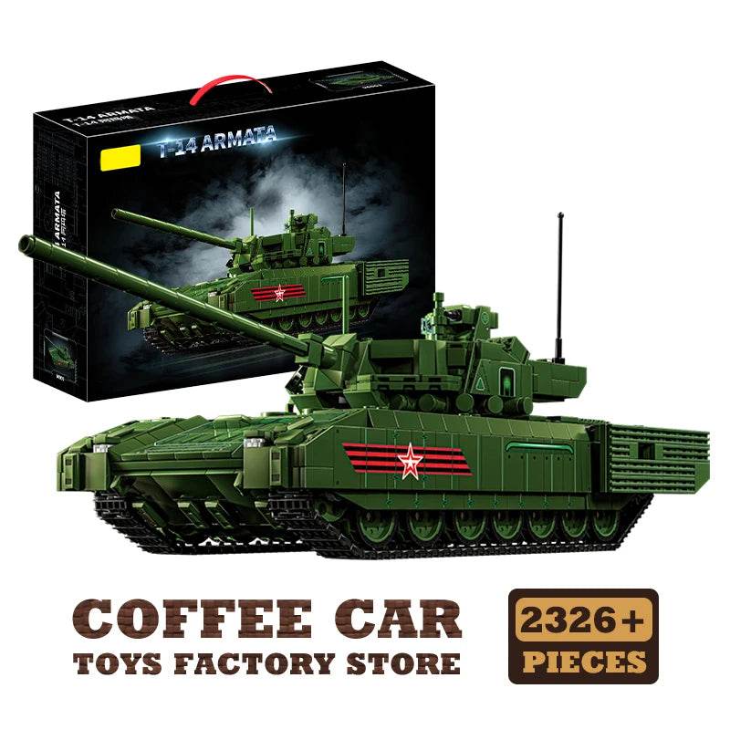 T-14 Main Battle Tank Building Blocks Children Toys MOC Bricks - ToylandEU