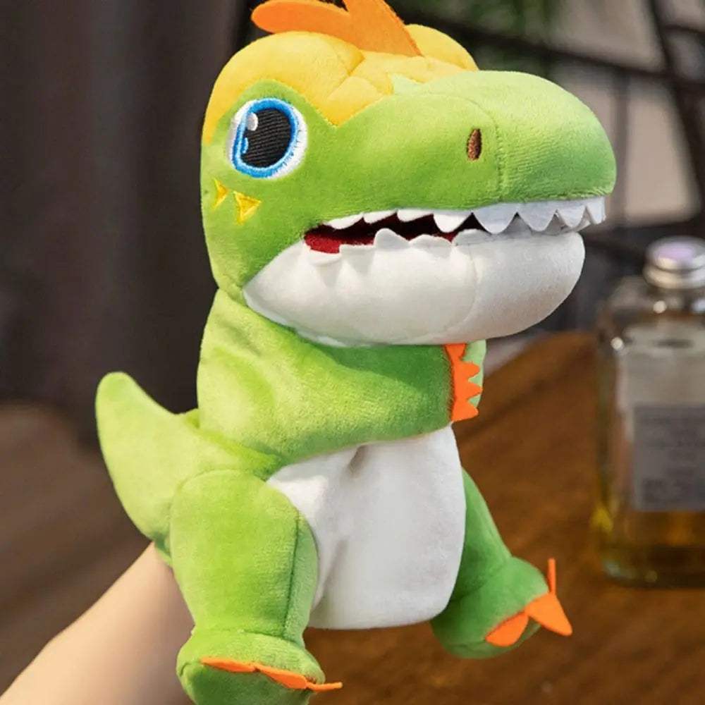 T Rex Plush Hand Puppet | Soft Movable Mouth | Toylandeu™