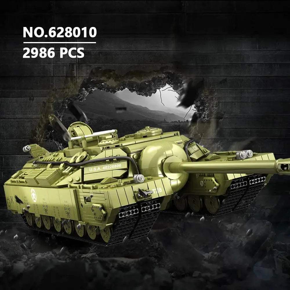 T28 Heavy Tank Building Blocks Set For Adults Realistic Detail - ToylandEU