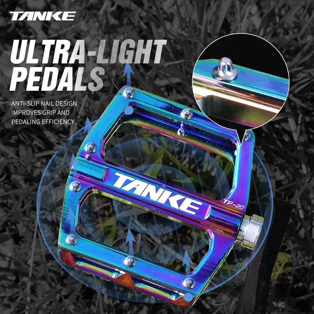 TANKE TP20 Ultralight Aluminum Mountain Bike Pedals Anti Skid - ToylandEU
