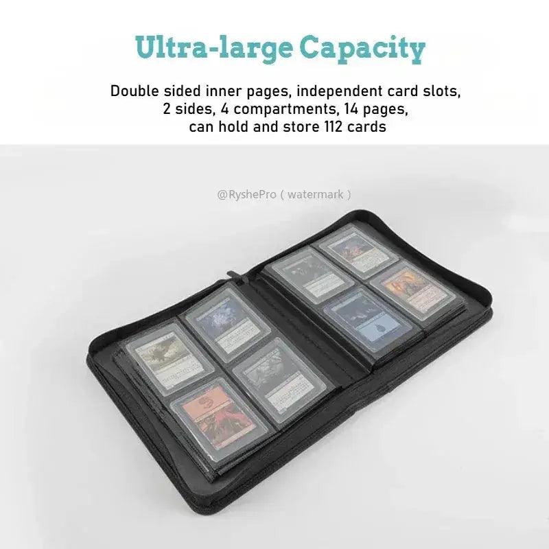  Leather TCG Binder With 4 Pockets Holds 112 Toploaders -  ToylandEU™