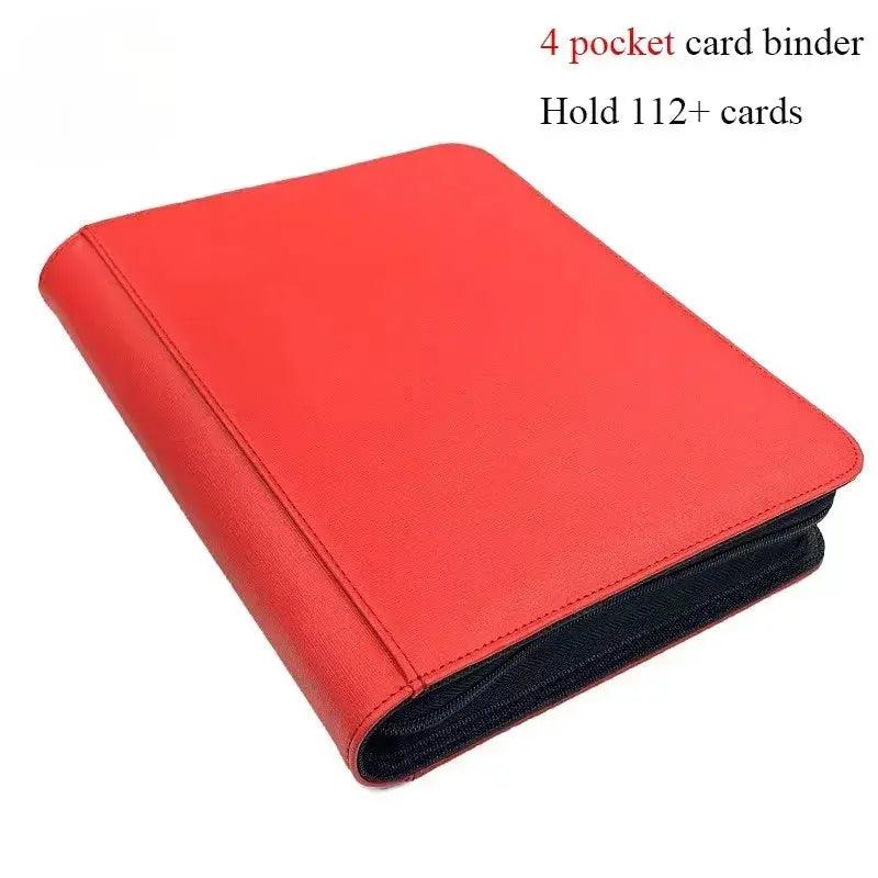  Leather TCG Binder With 4 Pockets Holds 112 Toploaders -  ToylandEU™