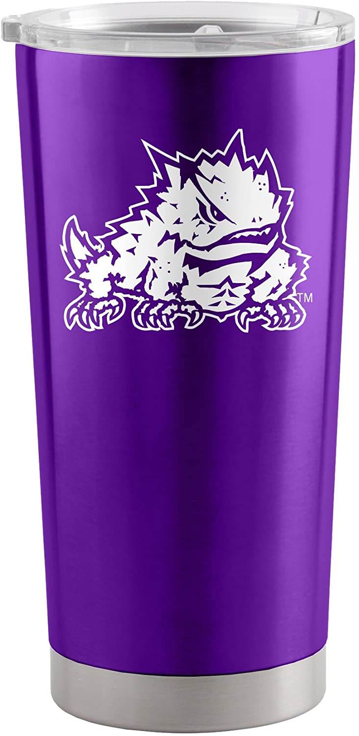 TCU Horned Frogs 20 Oz Travel Tumbler Stainless Steel - ToylandEU