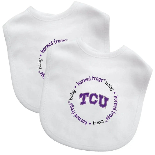  TCU Horned Frogs Baby Bibs 2 Pack Embroidered Team Logo -  ToylandEU™