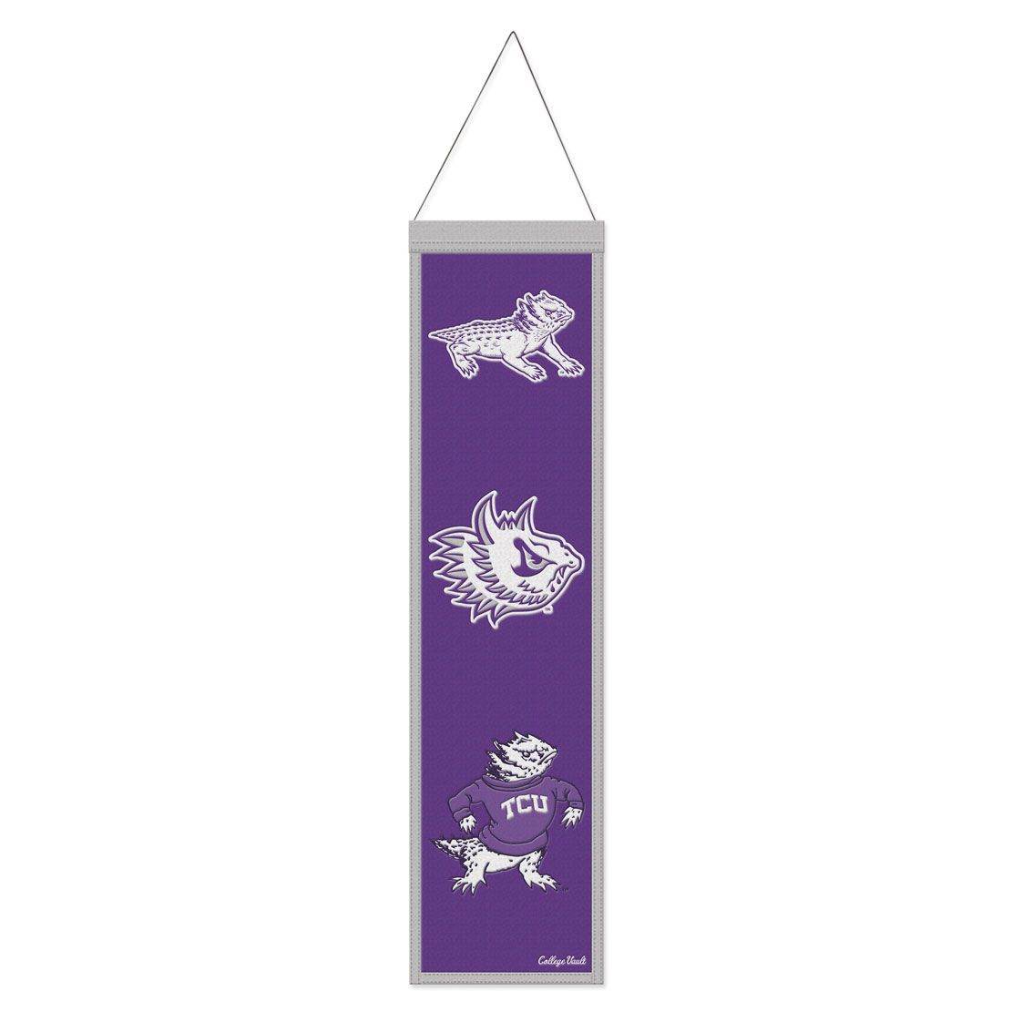 TCU Horned Frogs Banner Wool 8x32 Heritage Evolution - ToylandEU