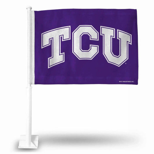  TCU Horned Frogs Car Flag By Rico Industries For Fans -  ToylandEU™