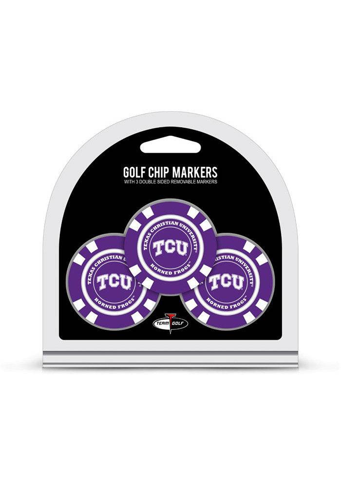 TCU Horned Frogs Golf Chip With Marker 3 Pack Bundle - ToylandEU