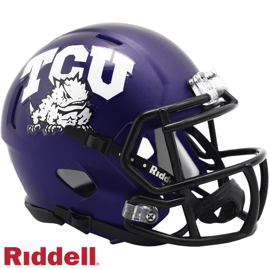 TCU Horned Frogs Helmet Riddell Mini Replica Satin Purple - ToylandEU