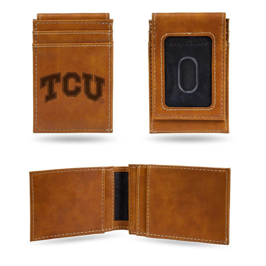 TCU Horned Frogs Leather Front Pocket Wallet Laser Engraved -  ToylandEU™