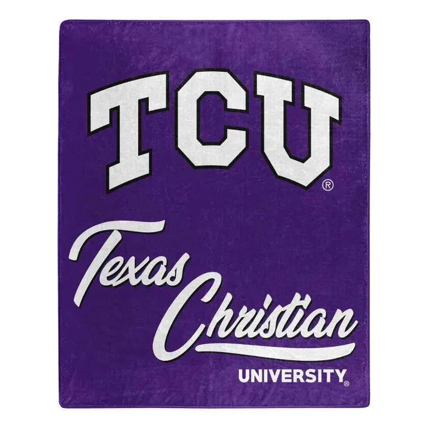  TCU Horned Frogs Raschel Blanket 50x60 Signature Design -  ToylandEU™