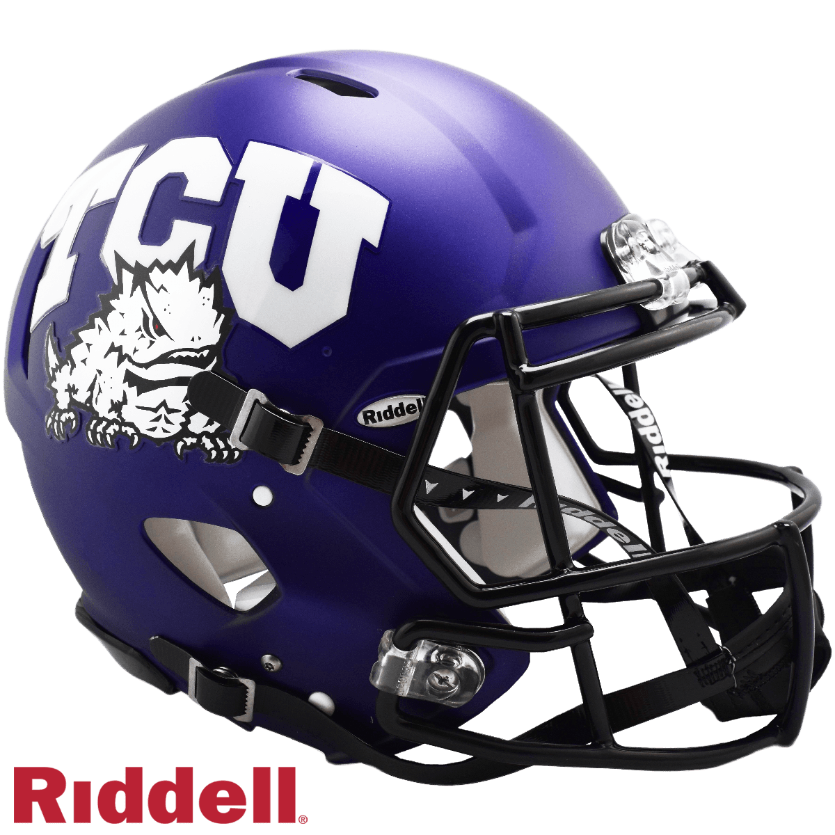 TCU Horned Frogs Riddell Authentic Full Size Helmet Purple - ToylandEU