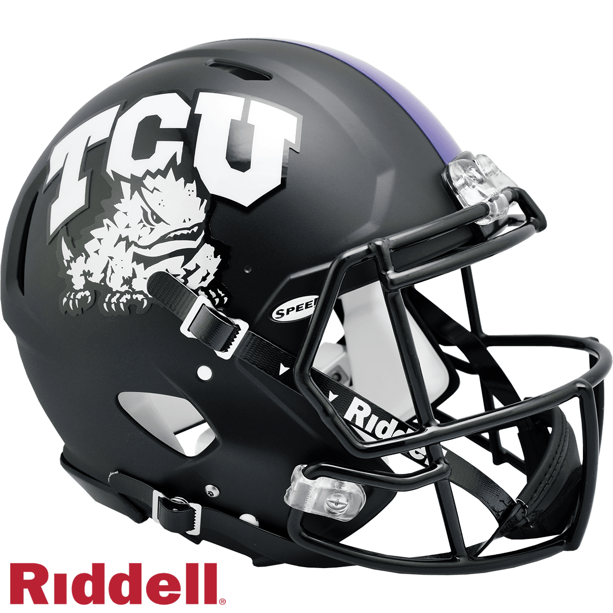 TCU Horned Frogs Riddell Speed Style Matte Authentic Helmet - ToylandEU