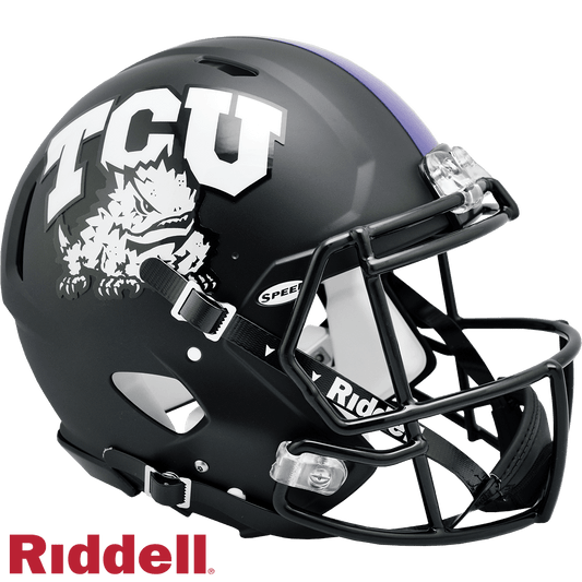 TCU Horned Frogs Riddell Speed Style Matte Authentic Helmet - ToylandEU