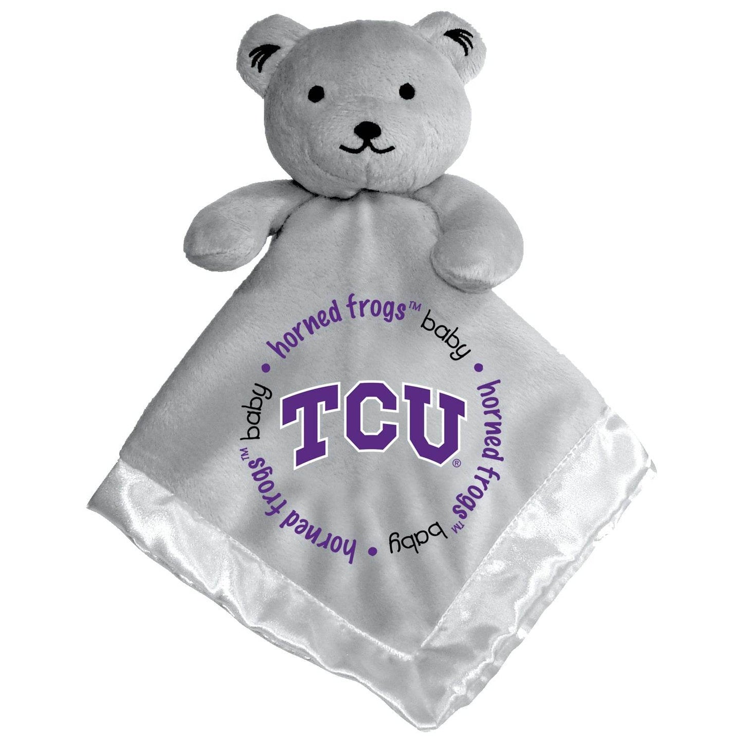 TCU Horned Frogs Security Bear Gray Special Order Plush - ToylandEU