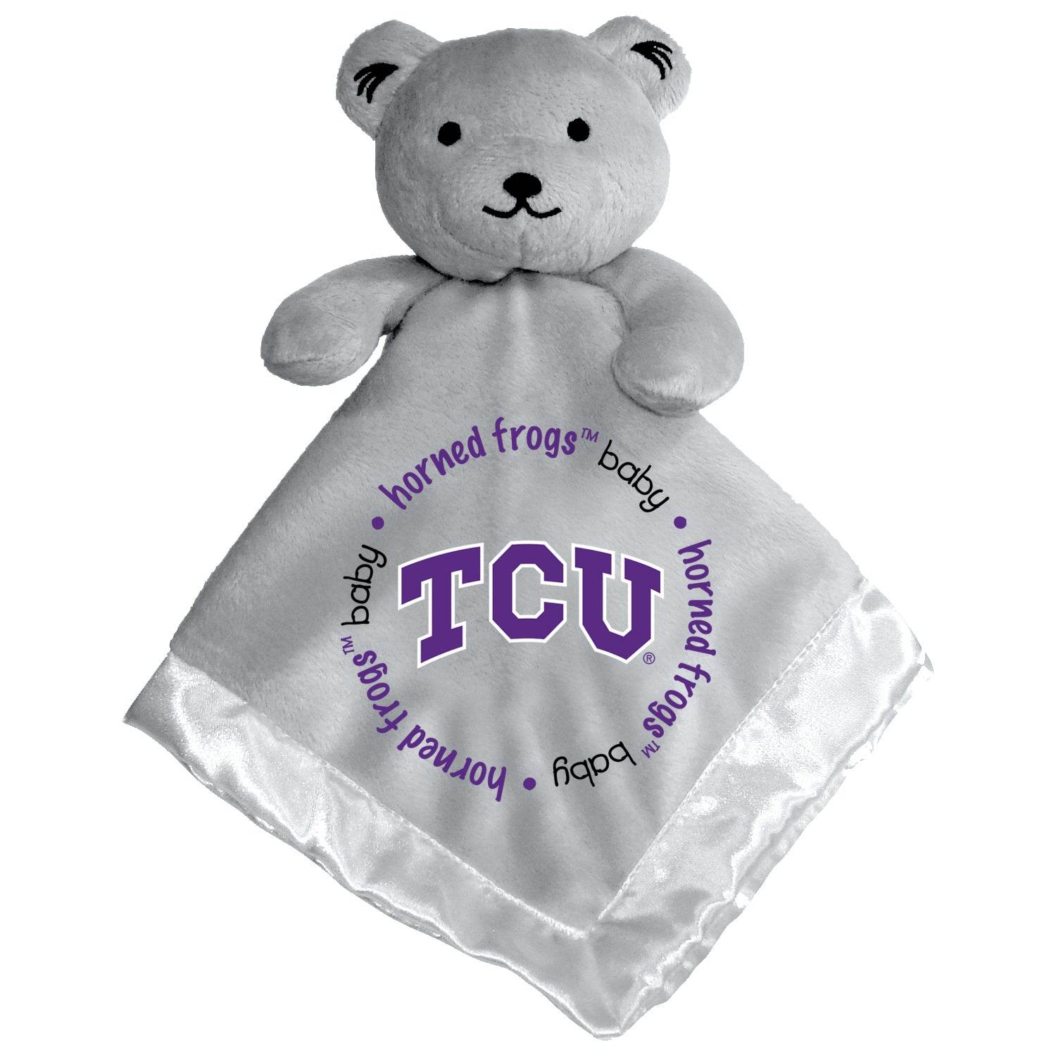 TCU Horned Frogs Security Bear Gray Special Order Plush - ToylandEU