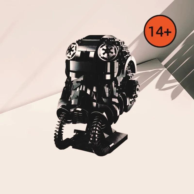 TIE Fighter Helmet | 724 PCS LEGO Compat | Toylandeu™