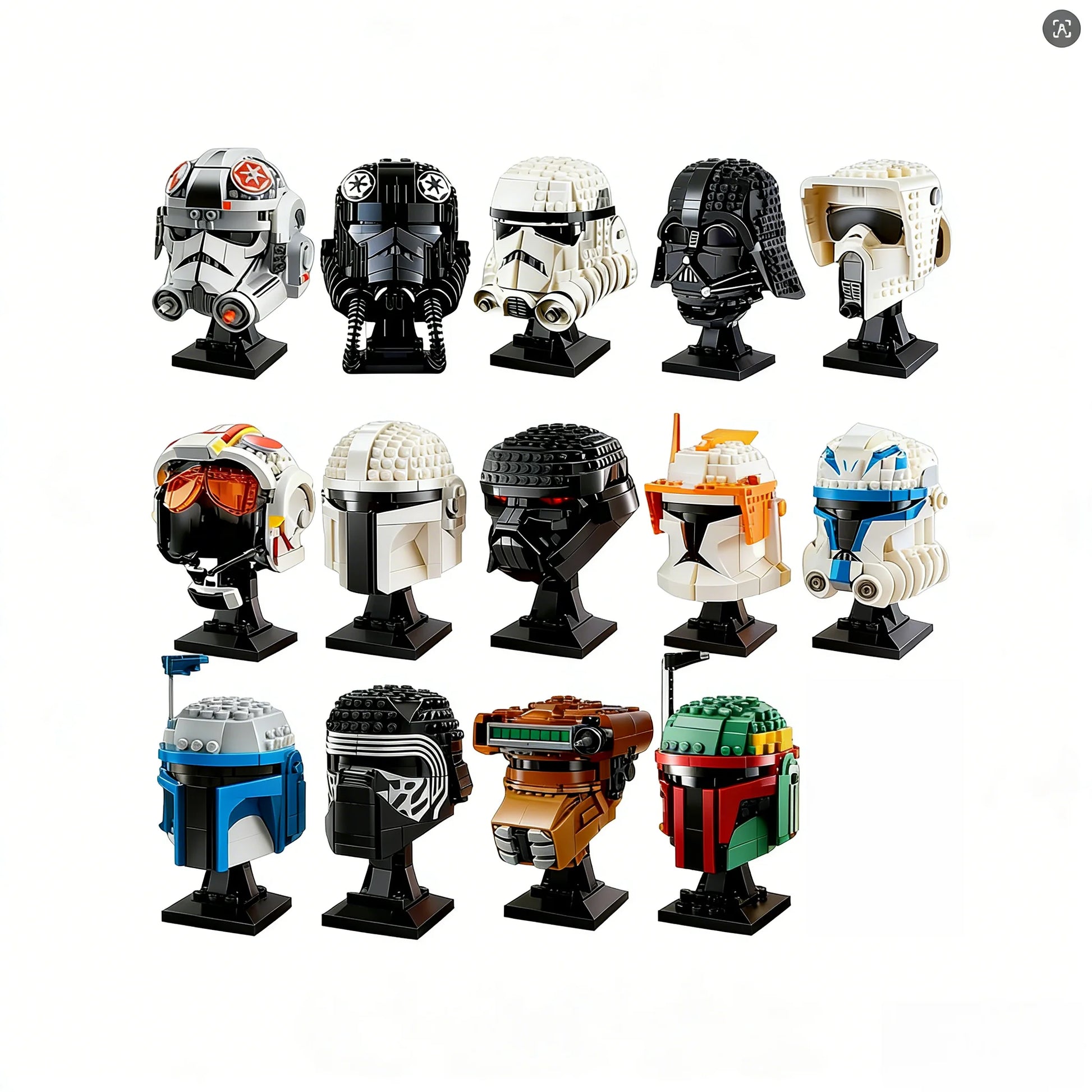  TIE Fighter Helmet Blocks | 724 Pcs | Toylandeu™ -  ToylandEU™