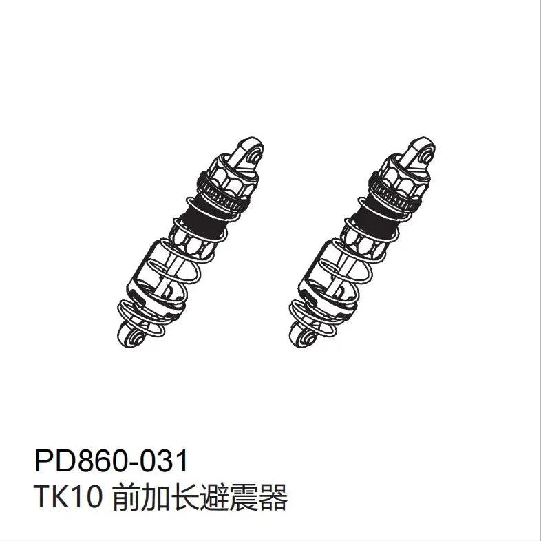  TK10 V3 RC Car Front Bracing Plate Durable Construction -  ToylandEU™